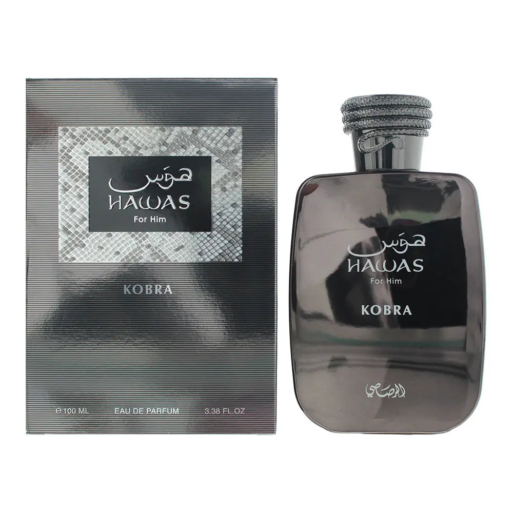 Rasasi Hawas Kobra, frasco original